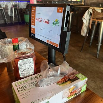 Pelicana Chicken - Ordering screen and gloves provided at all tables - Chicken Wings Near Me - San Diego, California Pelicana Chicken - Ordering screen and gloves provided at all tables - Chicken Wings Near Me - San Diego, California