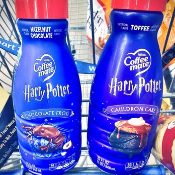 Walmart Supercenter - Harry Potter themed Coffee Mates: "Chocolate Frog" and "Cauldron Cake" flavor - Grocery Near Me - Reno, Nevada Walmart Supercenter - Harry Potter themed Coffee Mates: "Chocolate Frog" and "Cauldron Cake" flavor - Grocery Near Me - Reno, Nevada