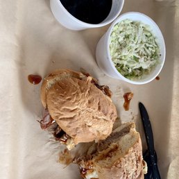 French dip, and side of coleslaw French dip, and side of coleslaw