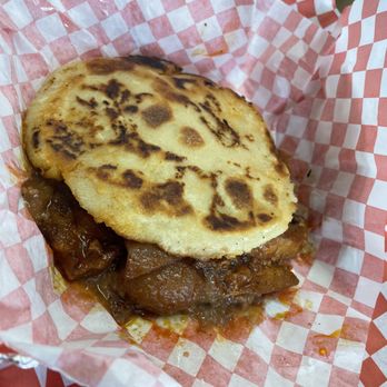 J.R.’s Taqueria - Chicharron con carne and bean gordita - Mexican Near Me - Houston, Texas J.R.’s Taqueria - Chicharron con carne and bean gordita - Mexican Near Me - Houston, Texas