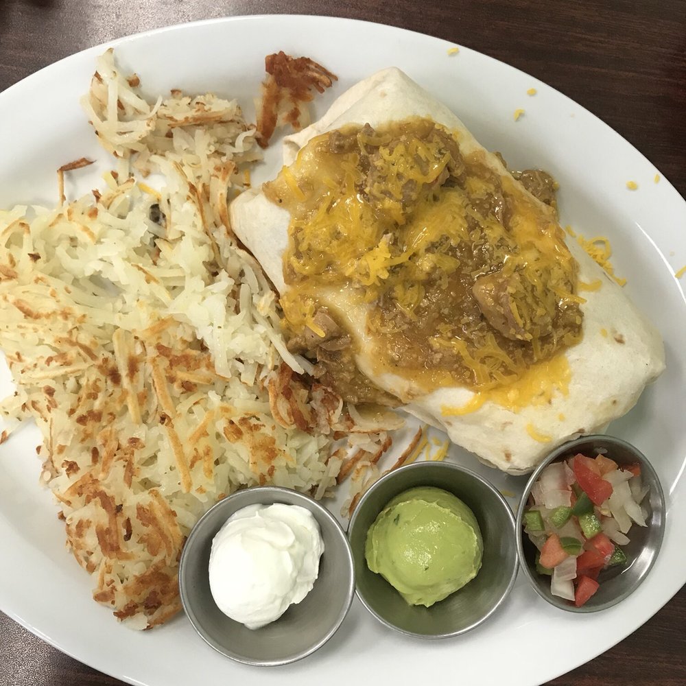 Landmark Grill - Breakfast Burrito with chili verde - Breakfast & Brunch Near Me - Midvale, Utah Landmark Grill - Breakfast Burrito with chili verde - Breakfast & Brunch Near Me - Midvale, Utah