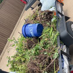 Pro Journey Mowing Services - This is the flower bed that we completed emptied an dug up all the stumps and weeds to even it all out an make a flower bed