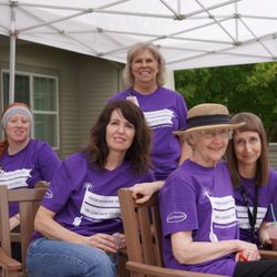 Touchmark on Saddle Drive - Volunteers, team members, and residents celebrating the Longest Day!