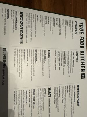 Menu photo 3 True Food Kitchen Tucson, AZ Menu photo 3 True Food Kitchen Tucson, AZ
