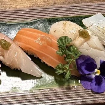 Tsukiyo Sushi - Replaced the sweet shrimp that usually comes with the set for allergy reasons. - Sushi Bars Near Me - Westminster, California Tsukiyo Sushi - Replaced the sweet shrimp that usually comes with the set for allergy reasons. - Sushi Bars Near Me - Westminster, California