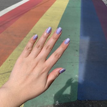 L A Nails - Holo shellac manicure by Mai - Nail Salons Near Me - Seattle, Washington L A Nails - Holo shellac manicure by Mai - Nail Salons Near Me - Seattle, Washington