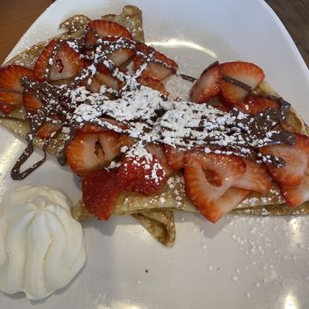 Catrina Café - Strawberry Nutella Crepe - Breakfast & Brunch Near Me - Seal Beach, California