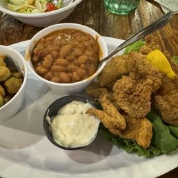 Fried Catfish with sides Fried Catfish with sides
