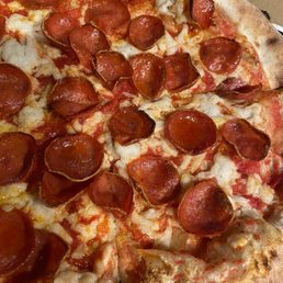 Double real pepperoni with vegan cheese! So good!