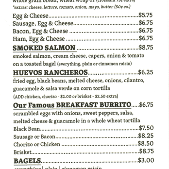 The Filling Station - Breakfast Menu - Sep 2025 - Coffee & Tea Near Me - Sparks, Maryland