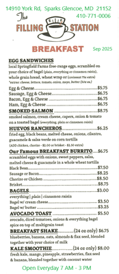 Menu photo 4 The Filling Station Sparks, MD