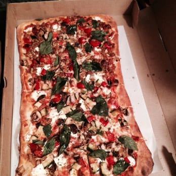 Trattoria 35 - Ortolana pizza (half with sausage) - Pizza Near Me - Bayside, New York