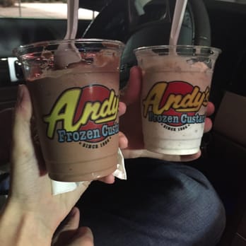 Andy's Frozen Custard - Great custard and concretes! - Ice Cream & Frozen Yogurt Near Me - Conway, Arkansas Andy's Frozen Custard - Great custard and concretes! - Ice Cream & Frozen Yogurt Near Me - Conway, Arkansas