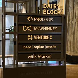 Denver Milk Market - Sign Outside the building.