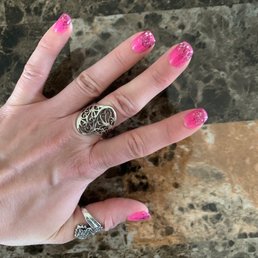Ombré, dip manicure!