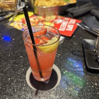 Topgolf - Spiked Strawberry Lemonade - Golf Near Me - Panama City Beach, Florida
