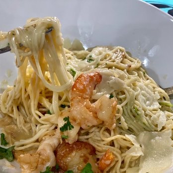 Geddy's - Oh, SO delish! Our seafood scampi is a favorite among many of the locals. - Seafood Near Me - Bar Harbor, Maine Geddy's - Oh, SO delish! Our seafood scampi is a favorite among many of the locals. - Seafood Near Me - Bar Harbor, Maine
