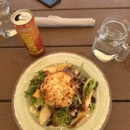 Crab Cakes with salad Crab Cakes with salad