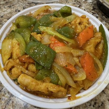 Great China - Lunch Chicken with Curry Sauce and Fried Rice - March 2026 - Chinese Near Me - Raleigh, North Carolina