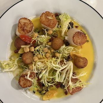 Bluebird - Coquilles 'Terre et Mer' (seared scallops) - French Near Me - Chapel Hill, North Carolina