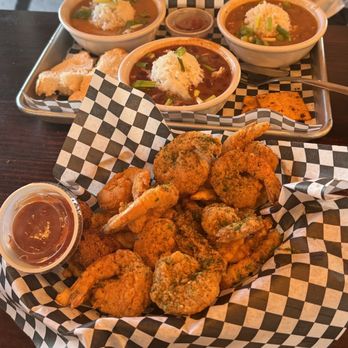 Cajun Craft - Shrimp basket and New Orleans Trio - Cajun/Creole Near Me - Waco, Texas Cajun Craft - Shrimp basket and New Orleans Trio - Cajun/Creole Near Me - Waco, Texas