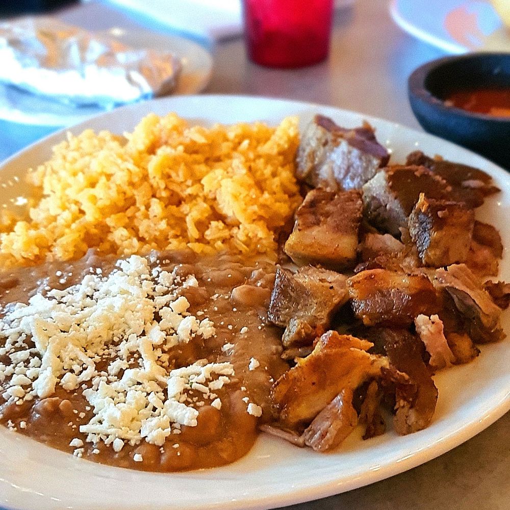 El Texano Mexican Cuisine - Carnitas lunch special, $14.99 - Mexican Near Me - Monroe, North Carolina