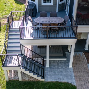 Carolina Decks & Outdoor Living - a view of the back of a home - General Contractors Near Me - Indian Trail, North Carolina