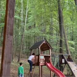 Koliba U černého medvěda - They have a really nice playground for kids. Close to the nature.