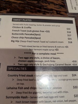 Menu photo 4 Kitchen Sunnyside Mill Valley, CA