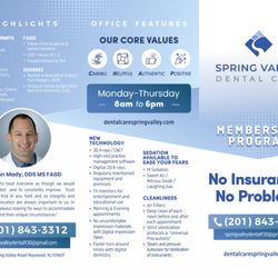 Spring Valley Dental Care - Tired of your employer deducting  money each month for dental insurance?  In many cases our membership is better than dental insurance?