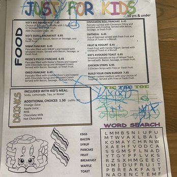 Sizzle & Brew - Kids menu - Breakfast & Brunch Near Me - Tomball, Texas