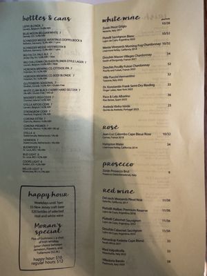 Menu photo 2 Moran's Hoboken, NJ