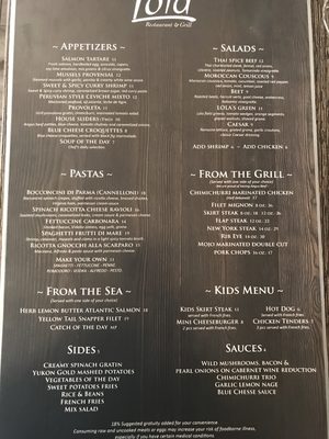 Menu photo 7 Lola Restaurant & Grill Miami Beach, FL Menu photo 7 Lola Restaurant & Grill Miami Beach, FL