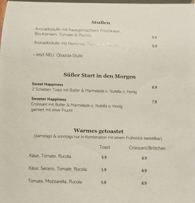 Menu photo 2 Café Leev Hamburg, HH Menu photo 2 Café Leev Hamburg, HH