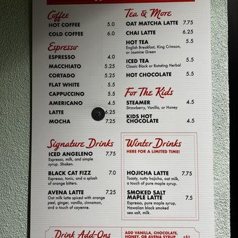 Intelligentsia Coffee - Menu as of 2/28/26 - Coffee & Tea Near Me - Santa Monica, California Intelligentsia Coffee - Menu as of 2/28/26 - Coffee & Tea Near Me - Santa Monica, California