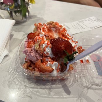 K & J's Elegant Pastries - Strawberry Shortcake Sundae - Desserts Near Me - Birmingham, Alabama K & J's Elegant Pastries - Strawberry Shortcake Sundae - Desserts Near Me - Birmingham, Alabama