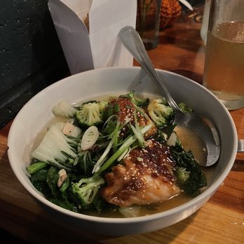 Burmatown - Miso cod with bok choy and other delicious goodies. 10/10 - Burmese Near Me - Corte Madera, California Burmatown - Miso cod with bok choy and other delicious goodies. 10/10 - Burmese Near Me - Corte Madera, California