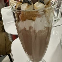 S'mores milkshake half a serving S'mores milkshake half a serving