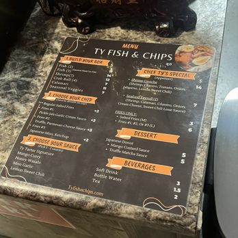 TY  Fish & Chips - Menu - Fish & Chips Near Me - Sandy, Utah