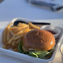 Monarch Bay Beach Club - Cheeseburger and Truffle Fries