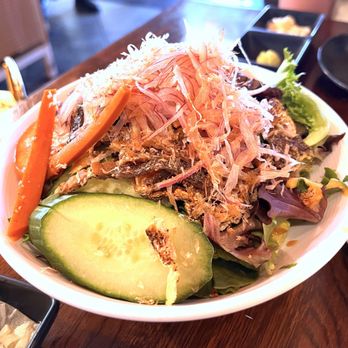 EAT'S SUSHI - Salmon Skin Salad - Sushi Bars Near Me - Costa Mesa, California EAT'S SUSHI - Salmon Skin Salad - Sushi Bars Near Me - Costa Mesa, California