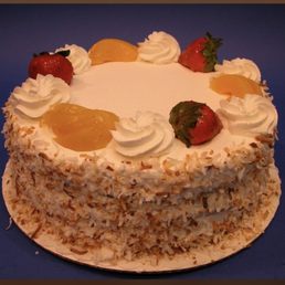 Peaches and cream cake !!!   Incredible !!!