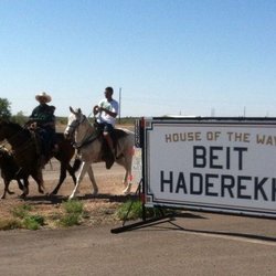 Beit Haderekh - Horses walk by beit