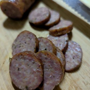 The Pit BBQ - LOVE this jalapeño sausage. Spicy but not flamethrower. They'll slice it there for you. - Barbeque Near Me - Georgetown, Texas The Pit BBQ - LOVE this jalapeño sausage. Spicy but not flamethrower. They'll slice it there for you. - Barbeque Near Me - Georgetown, Texas