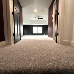 Strictly Carpet & Flooring - Carpet Installation. Pattern Carpet.