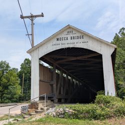Mecca Bridge - Mecca Covered Bridge, Mecca Indiana