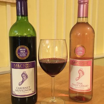 Barefoot Cellars - two bottles of wine and a glass of wine - Wineries Near Me Barefoot Cellars - two bottles of wine and a glass of wine - Wineries Near Me