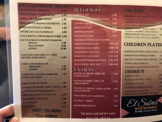 Menu photo 7 El Sabor Restaurant Keller, TX Menu photo 7 El Sabor Restaurant Keller, TX