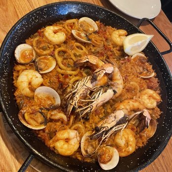 Bulla Gastrobar - Seafood paella - Spanish Near Me - Plano, Texas