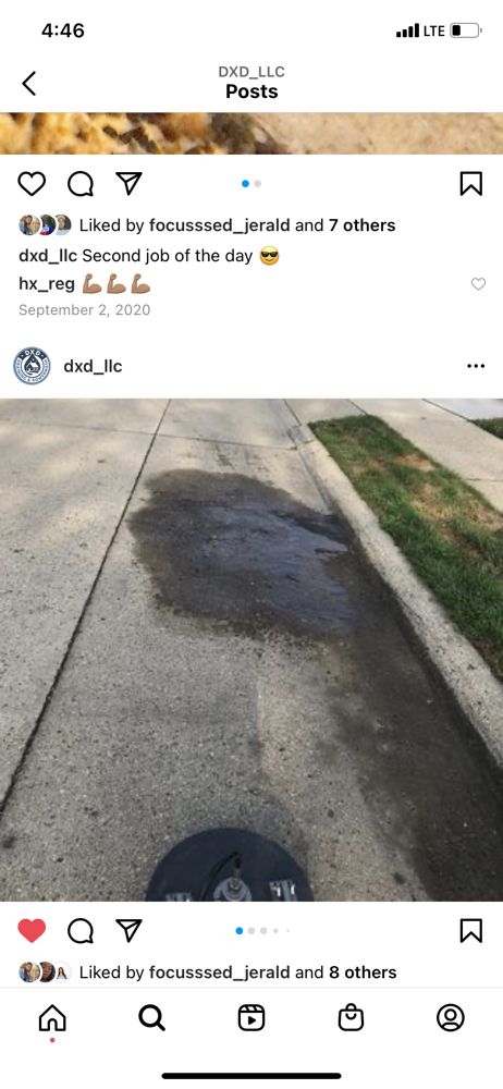 Slide of DXD Draining & Power Washing